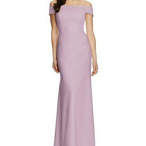 Dessy Collection | Off-the-Shoulder Straight Neck